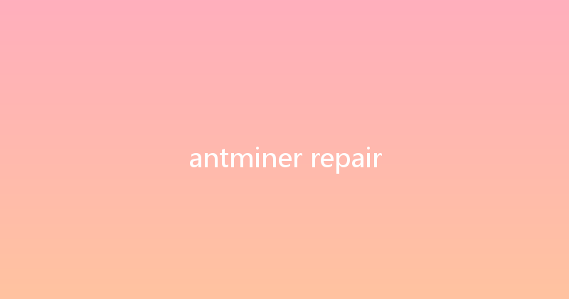 antminer repair 