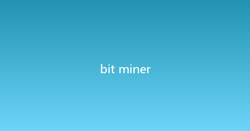 bit miner 