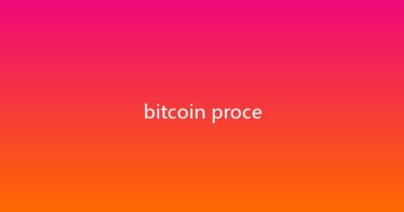 bitcoin proce 