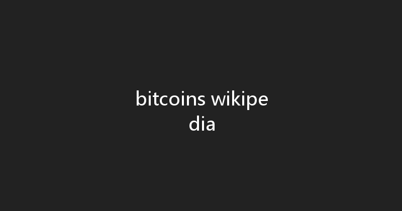 bitcoins wikipedia 