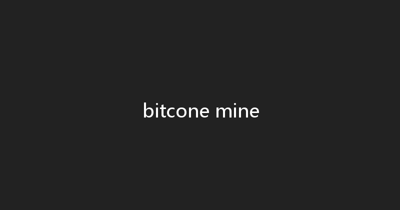 bitcone mine 
