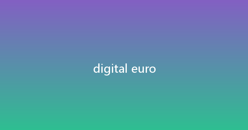digital euro 