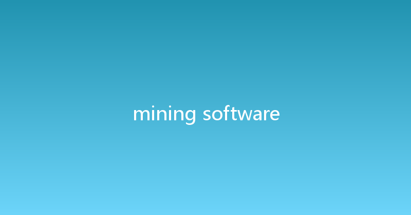 mining software 