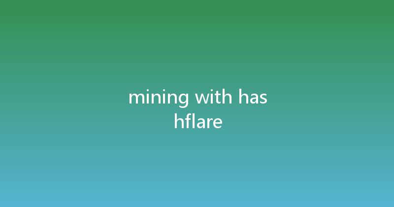 mining with hashflare 