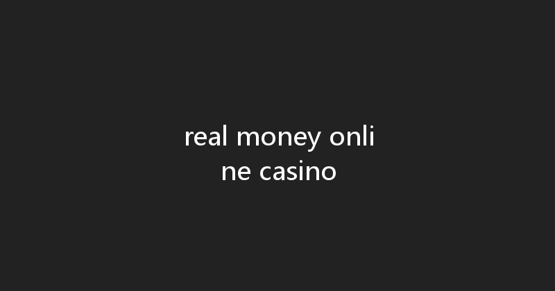 real money online casino 