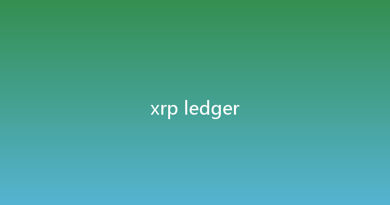 xrp ledger 